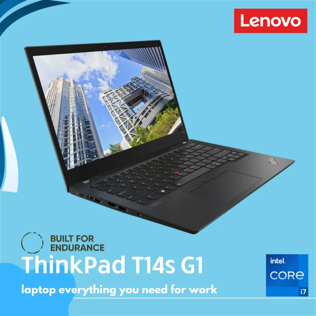 Lenovo ThinkPad T14s G1 i7-10th Gen 16GB/256GB (refurbished)